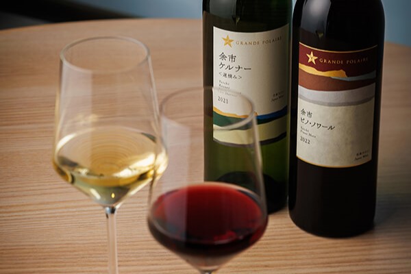 北海道フェアおすすめワイン 「余市ケルナー/余市ピノ・ノワール」 ホテルメトロポリタンエドモント 飯田橋 レストラン
