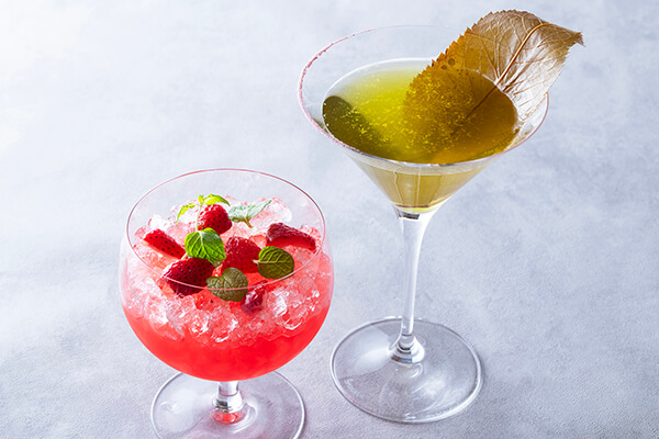 スプリングカクテル「フェリチタムール」「桜春」