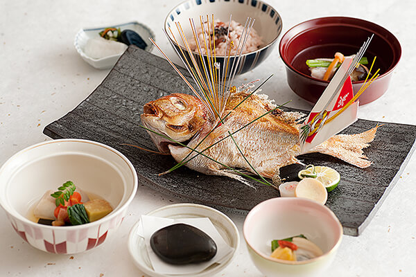 飯田橋エドモント日本料理平川のお祝いおくいぞめ